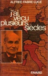 J'ai vécu plusieurs siècles Books