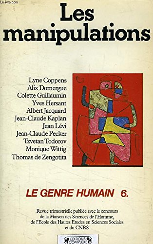 Genre humain 06 les manipulations Books
