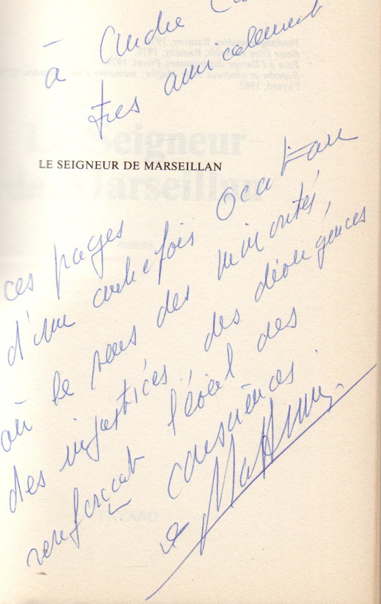 Le Seigneur de Marseillan book