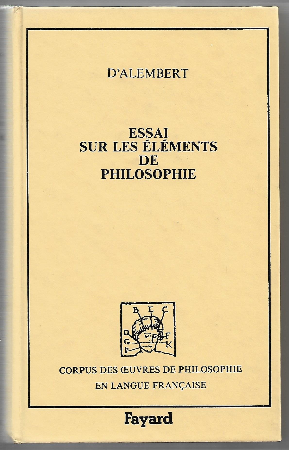 Essais sur les éléments de philosophie (1759) book
