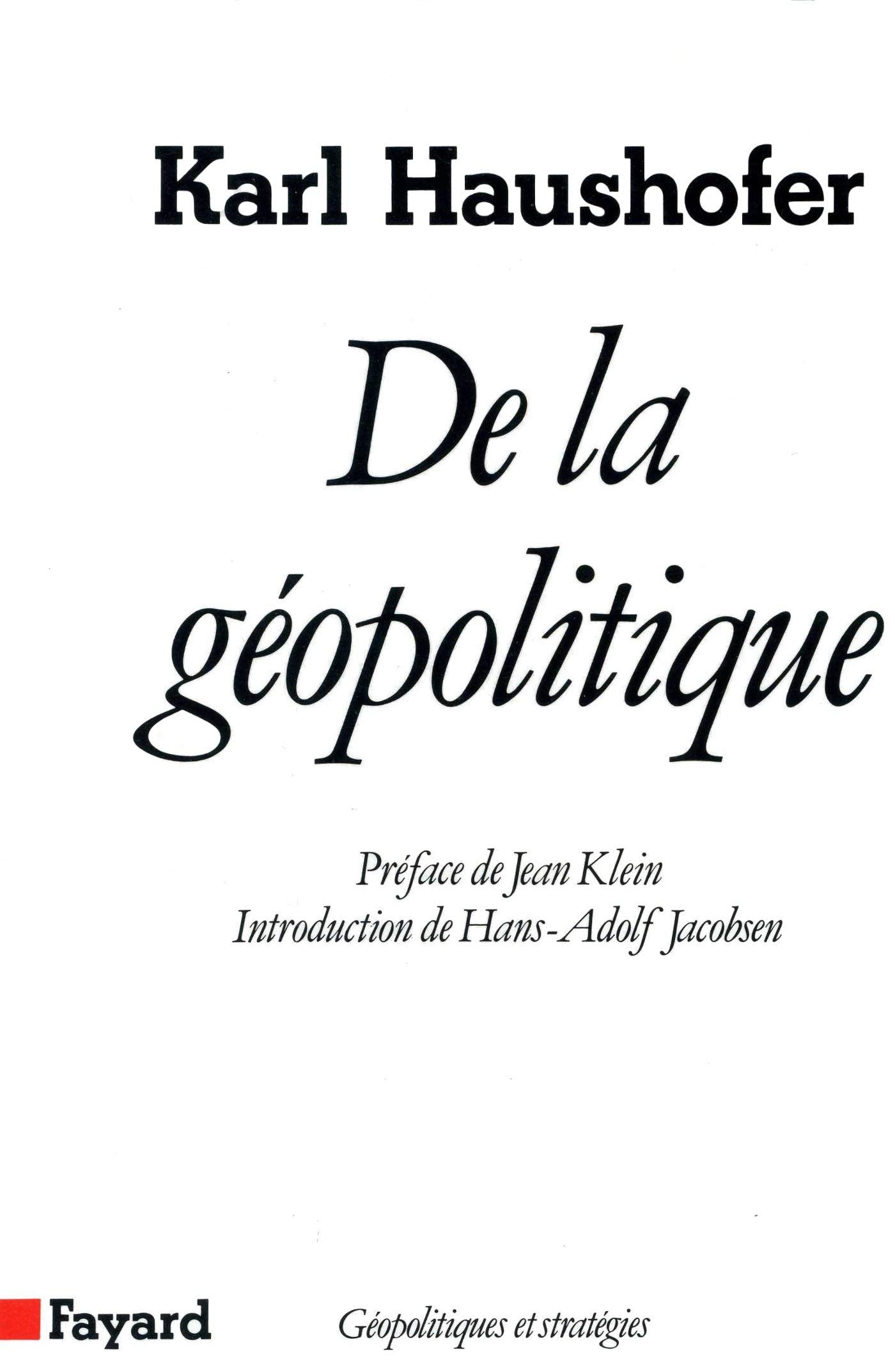 De la géopolitique book