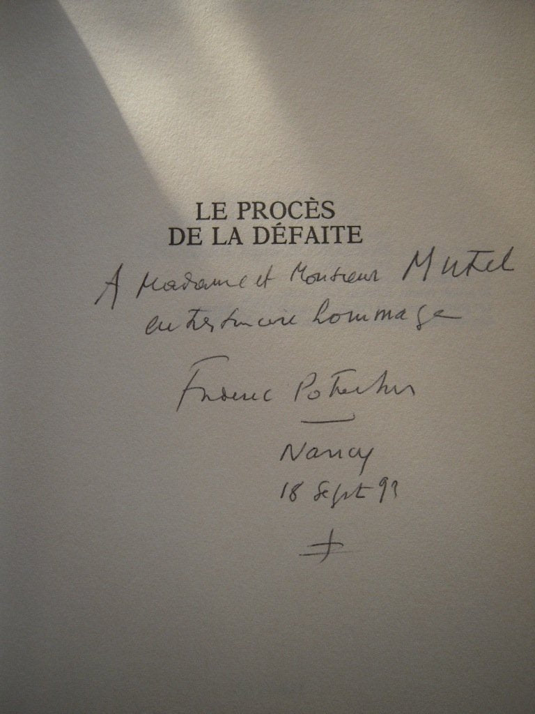 Le Procès de la défaite: Riom, février-avril 1942 Essays & Short Stories