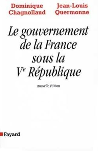 Le Gouvernement de la France sous la Ve République book