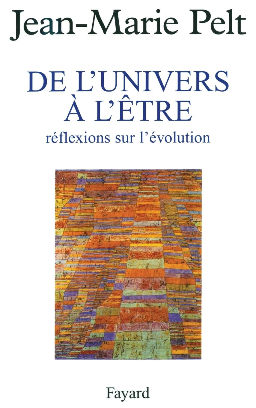 De l'univers à l'être : réflexion sur l'évolution book