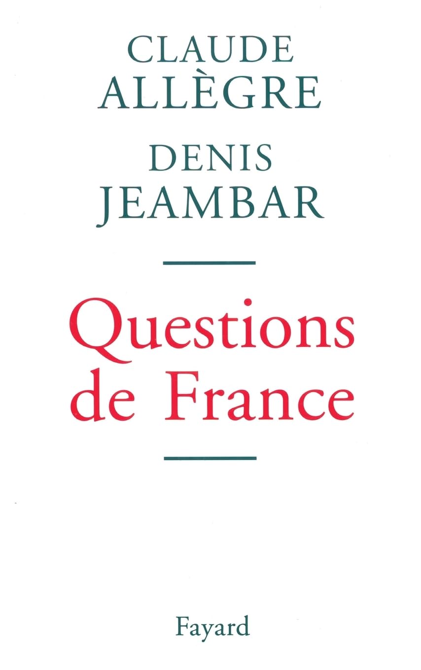 Questions de France book