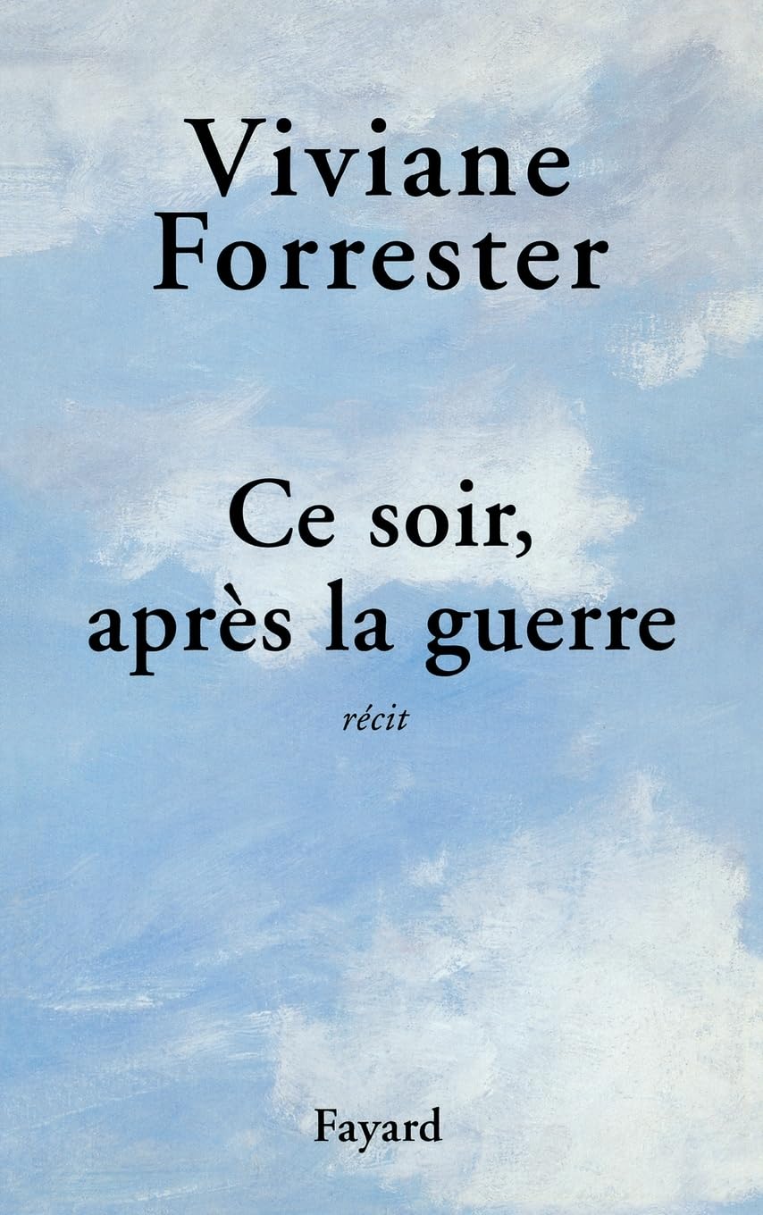 Ce soir, après la guerre book