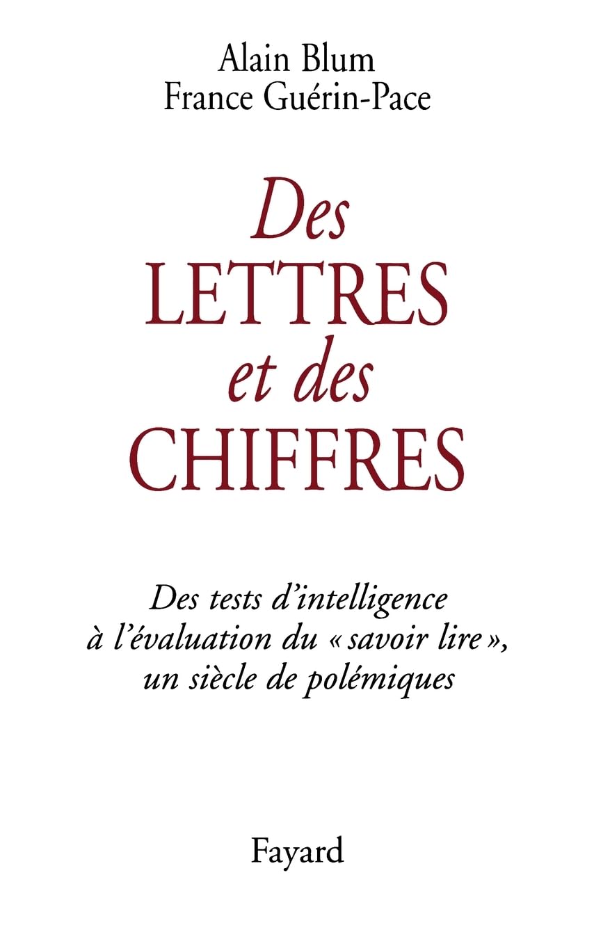 Des lettres et des chiffres Essays & Short Stories