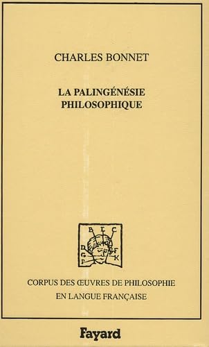 Palingénésie philosophique, 1770 book