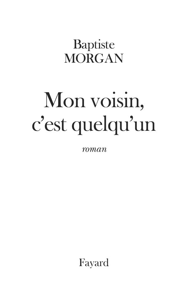 Mon voisin, c'est quelqu'un book
