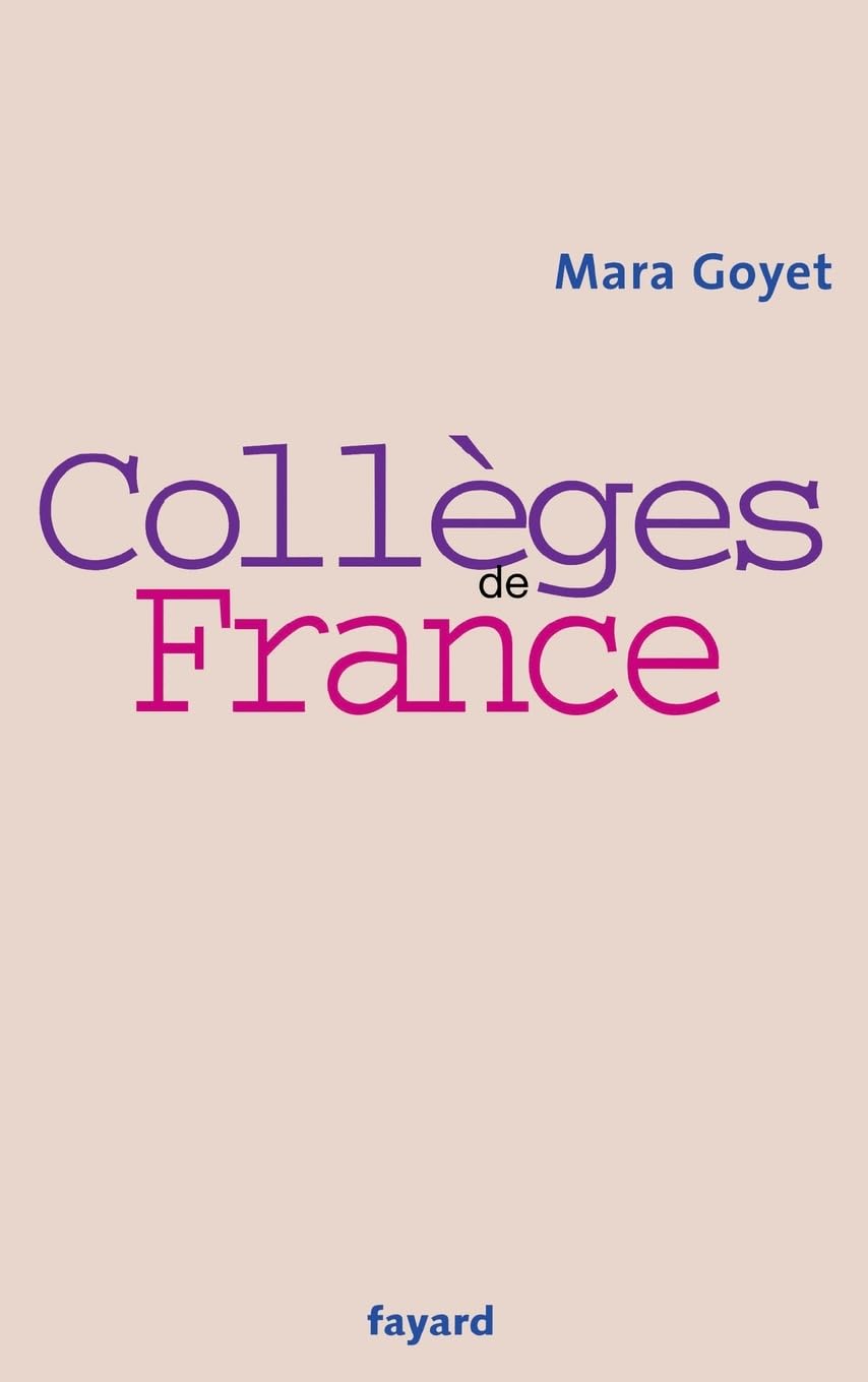 Collèges de France Essays & Short Stories