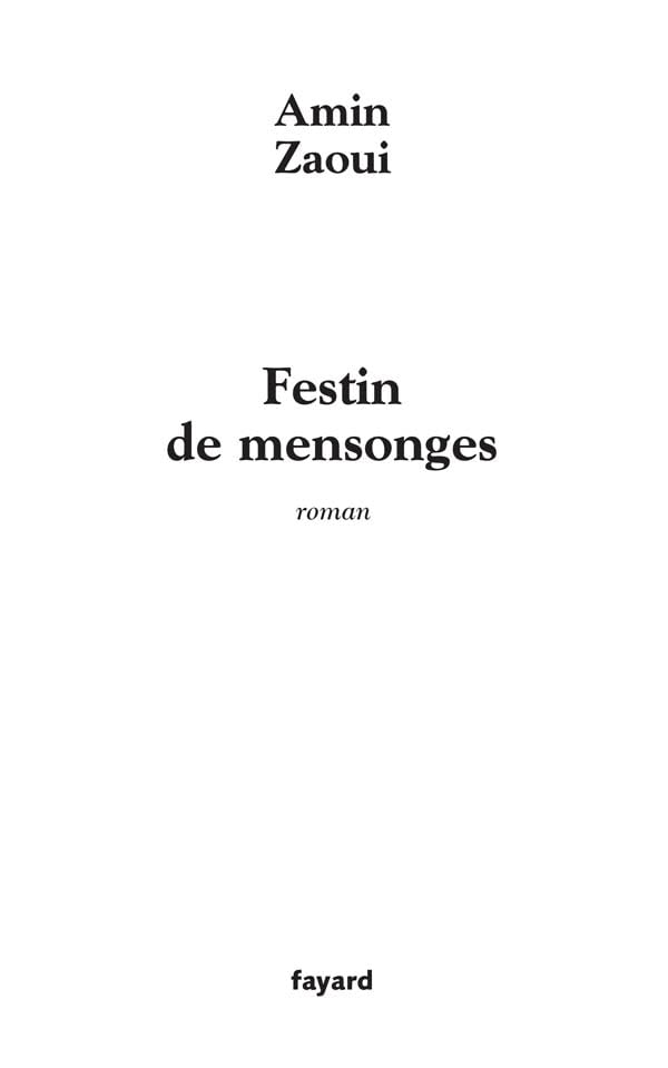 Festin de mensonges book
