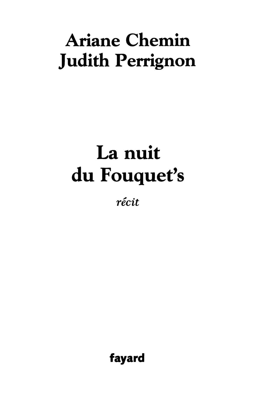 La nuit du Fouquet's Social Sciences