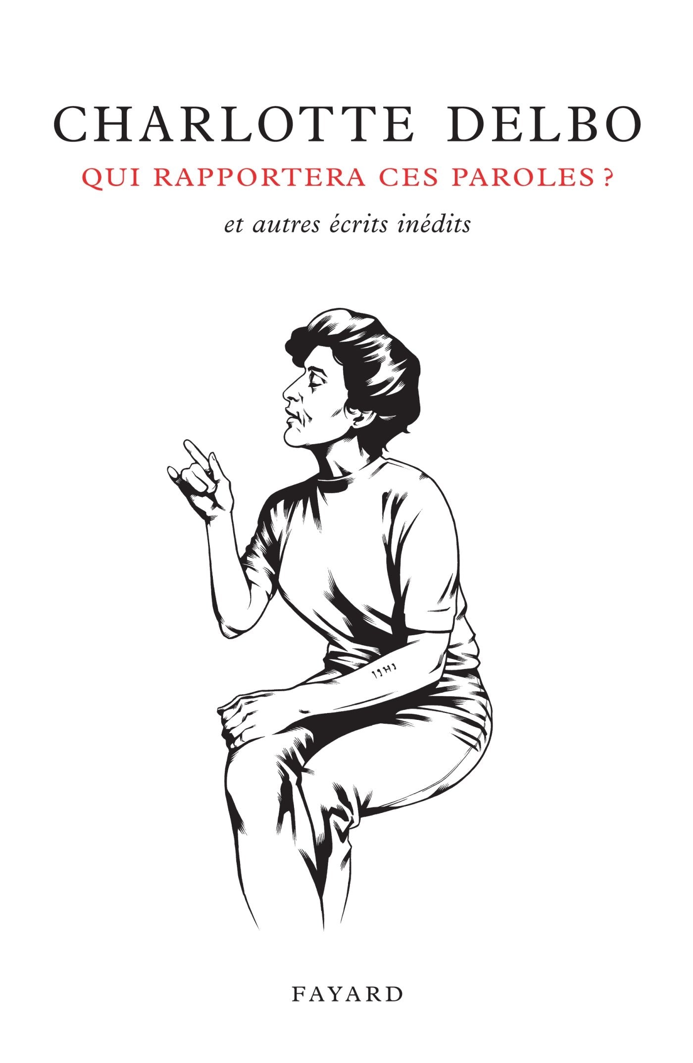 Qui rapportera ces paroles ?: Et autres écrits inédits Contemporary literature