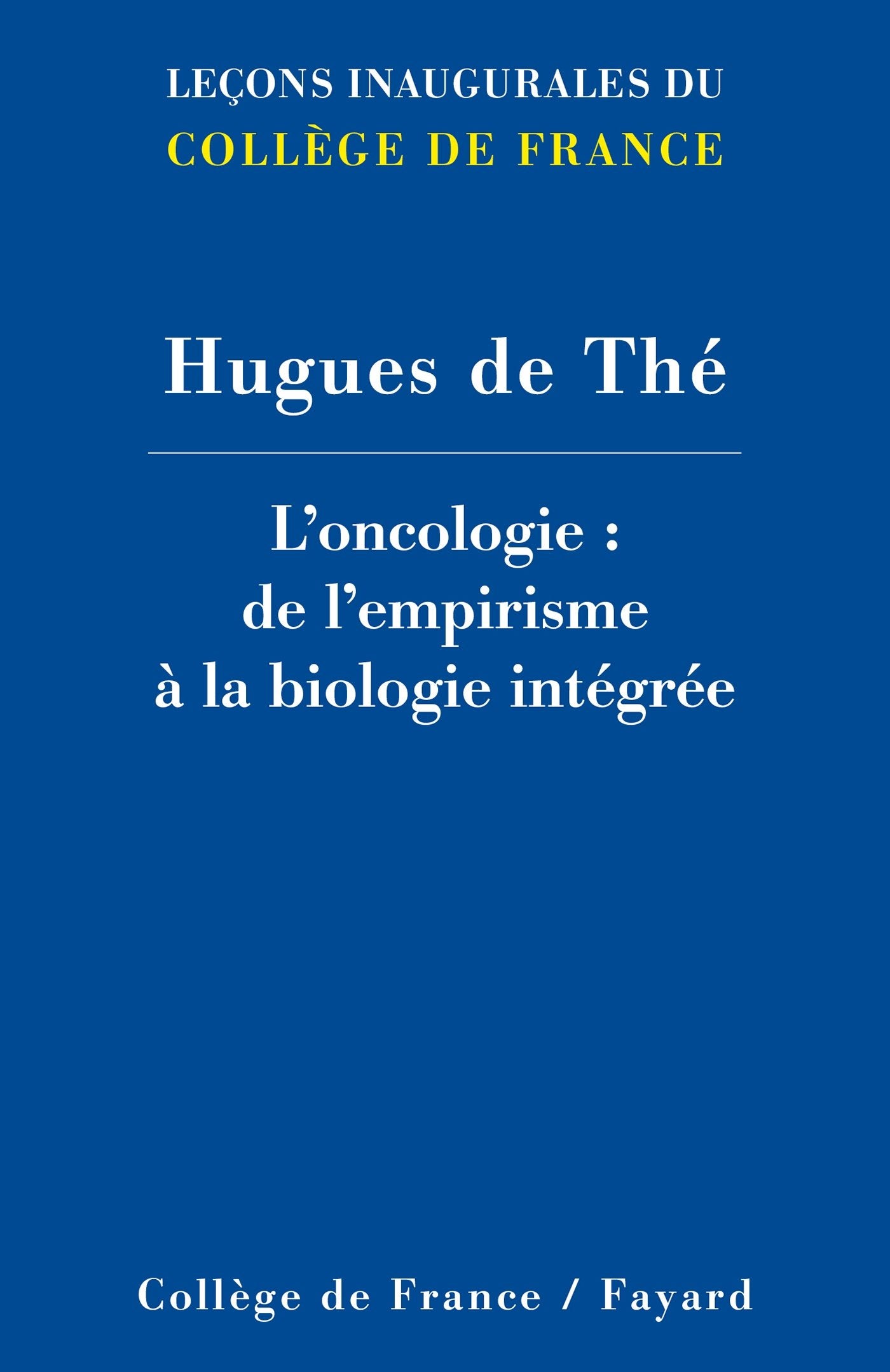 L'Oncologie : De l'empirisme à la biologie intégrée book
