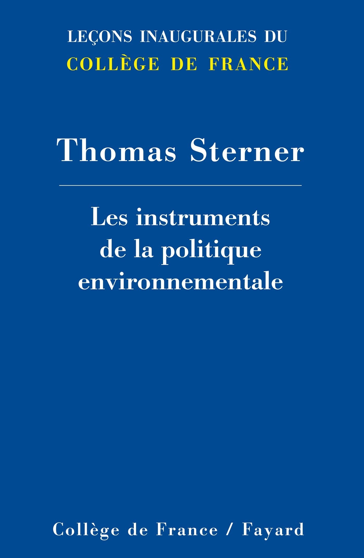 Les instruments de la politique environnementale Essays & Short Stories