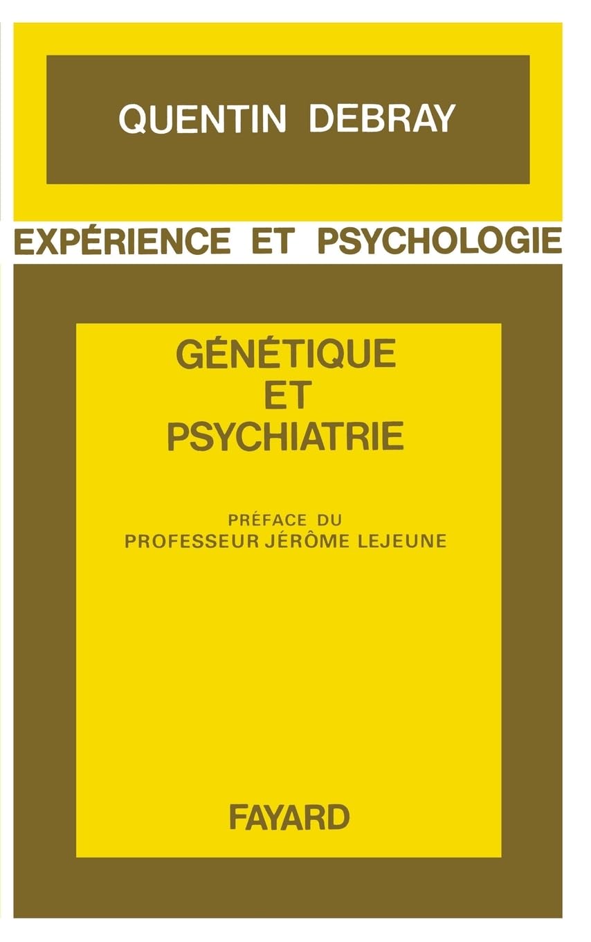 Génétique et psychiatrie book
