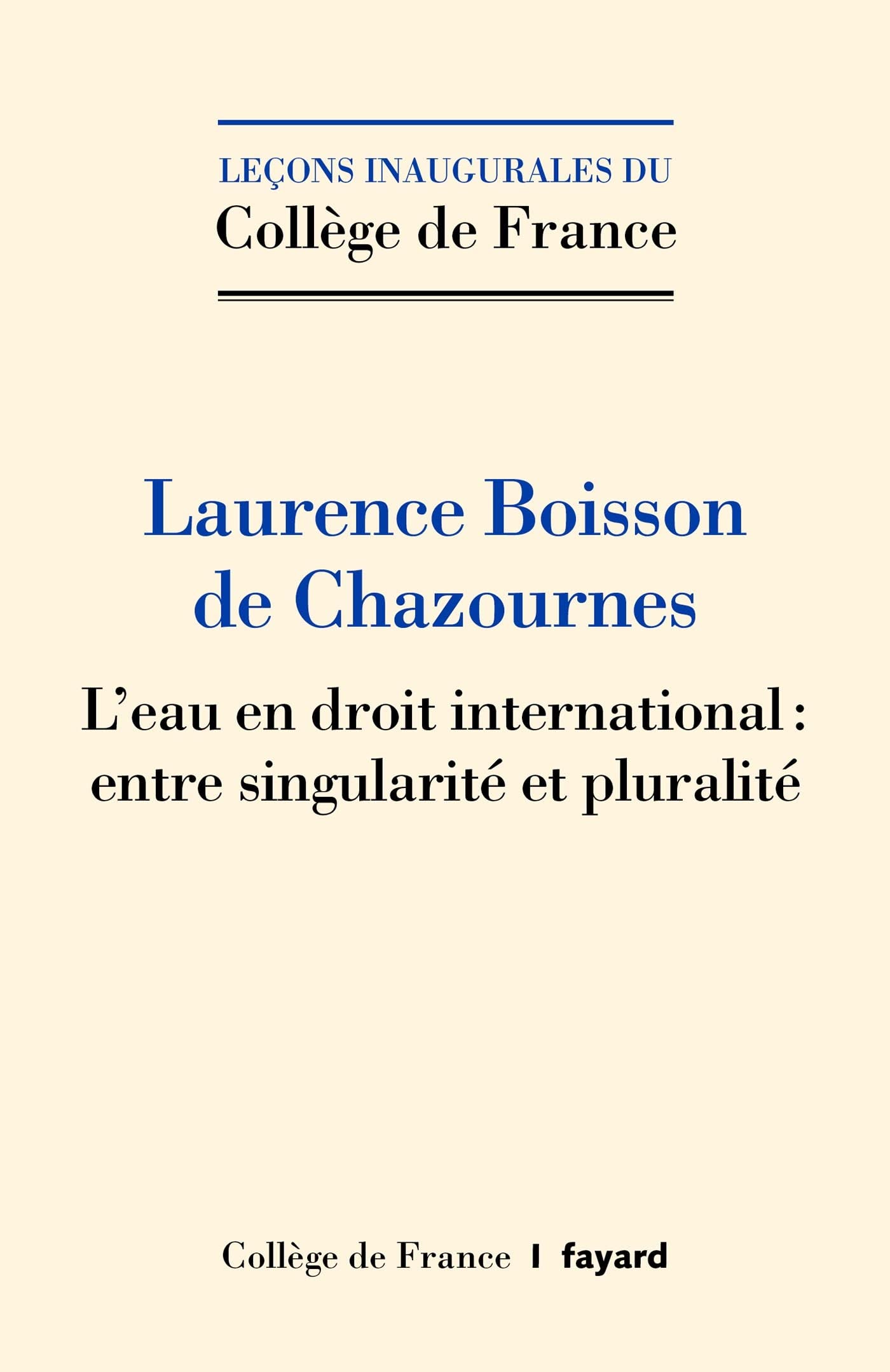 L'eau en droit international : entre singularité et pluralité Essays & Short Stories