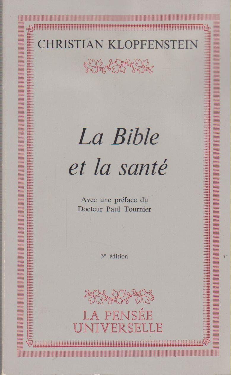 LA BIBLE ET LA SANTE Books
