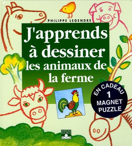 Les animaux de la ferme: Avec un magnet puzzle Books