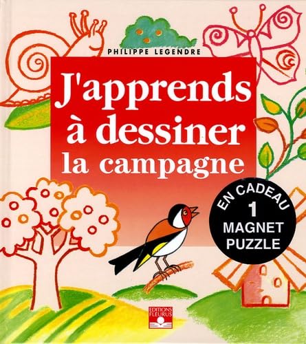 J'apprends à dessiner la campagne: Avec un magnet puzzle Books