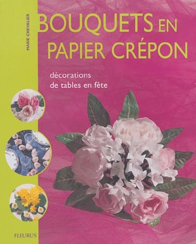 Bouquets de fête en papier crépon: Décorations de tables en fête Leisure, Home & Garden