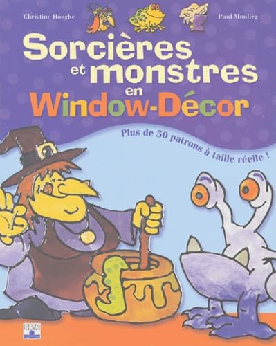 Sorcières et monstres en Window décor book