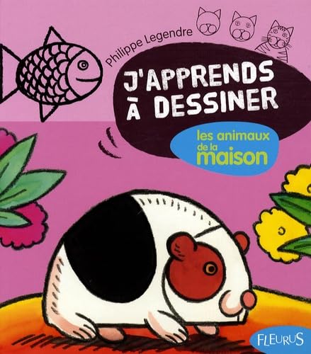 J'apprends à dessiner les animaux de la maison + 2 transferts pour T-Shirt en cadeau book