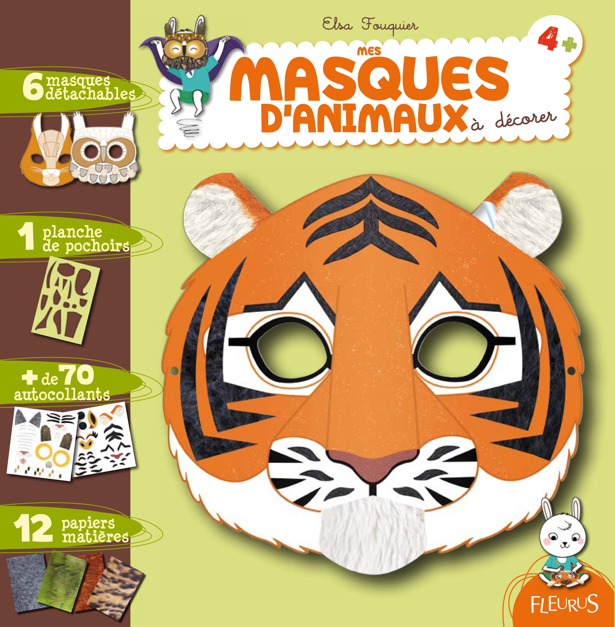 Mes masques d'animaux: à décorer Non-fiction