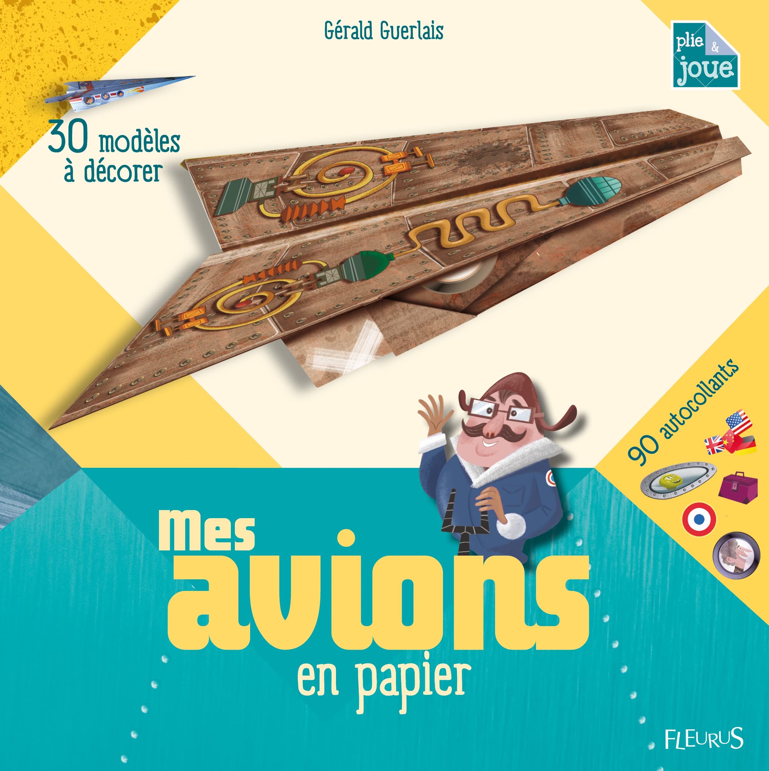 Mes avions en papier: 30 modèles à décorer book