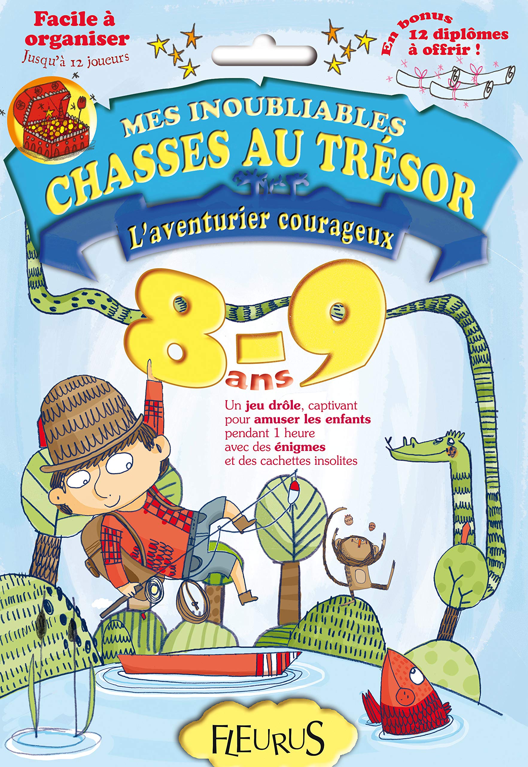 Chasses au trésor - L'aventurier courageux 8/9 ans: Facile à organiser ! book
