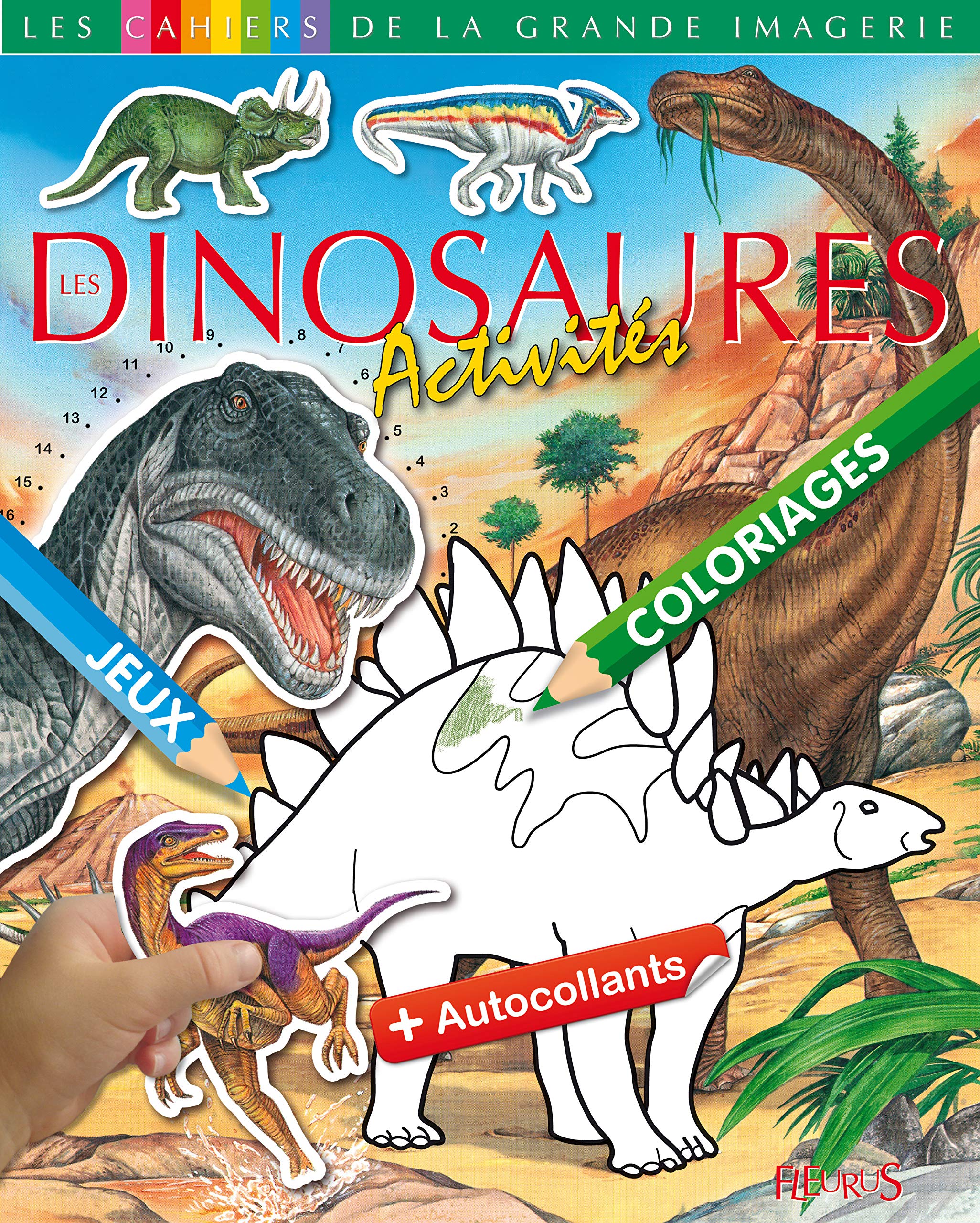 Dinosaures: Activités + autocollants Tiptoi & Games