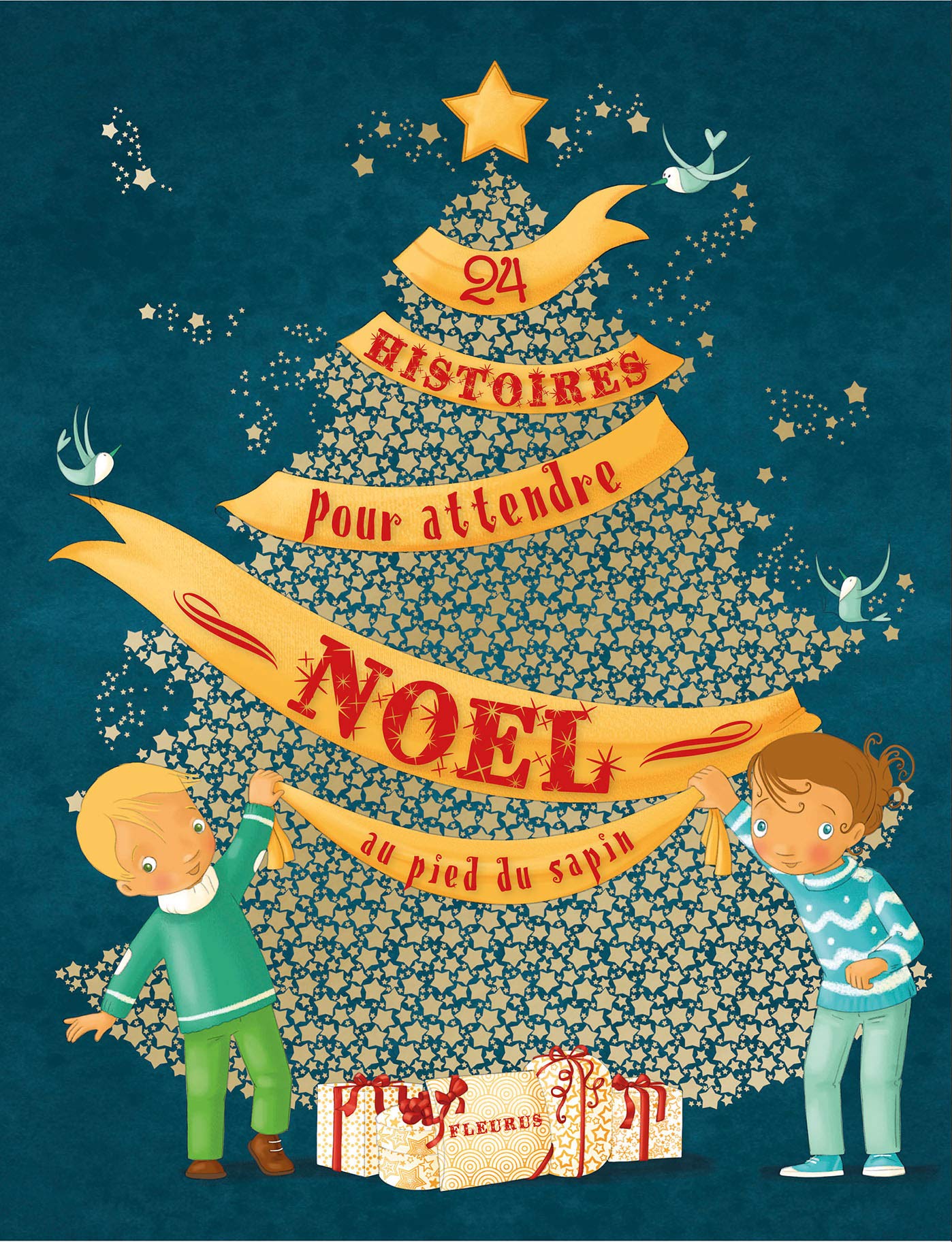 24 HISTOIRES POUR ATTENDRE NOEL AU PIED DU SAPIN book