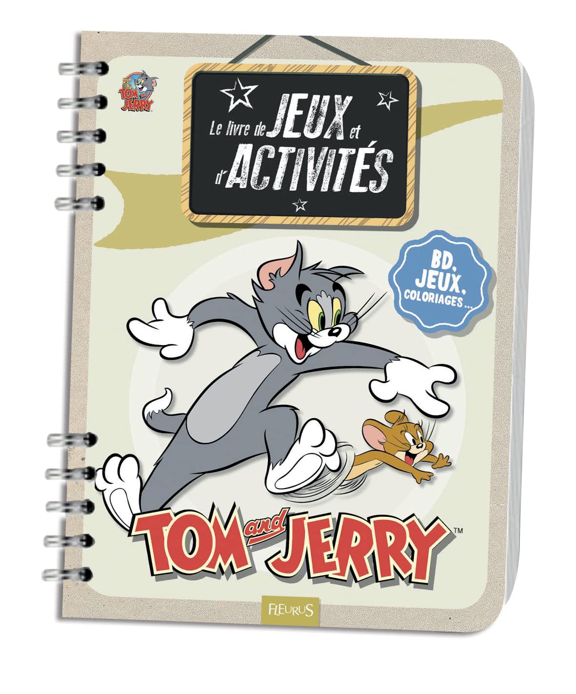 LIVRE DE JEUX ET D'ACTIVITES TOM AND JERRY Tiptoi & Games
