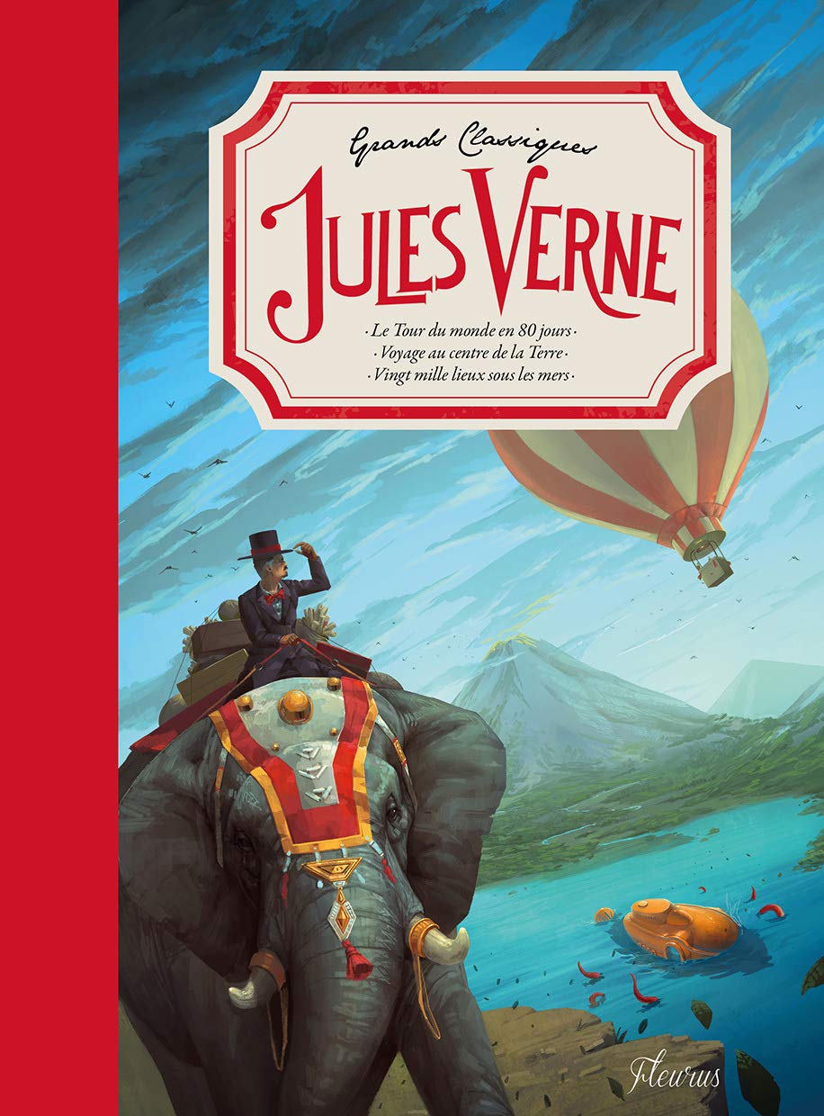 Grands classiques de Jules Verne: Le Tour du monde en 80 jours ; Voyage au centre de la Terre ; Vingt mille lieux sous les mers Novels & Short Stories