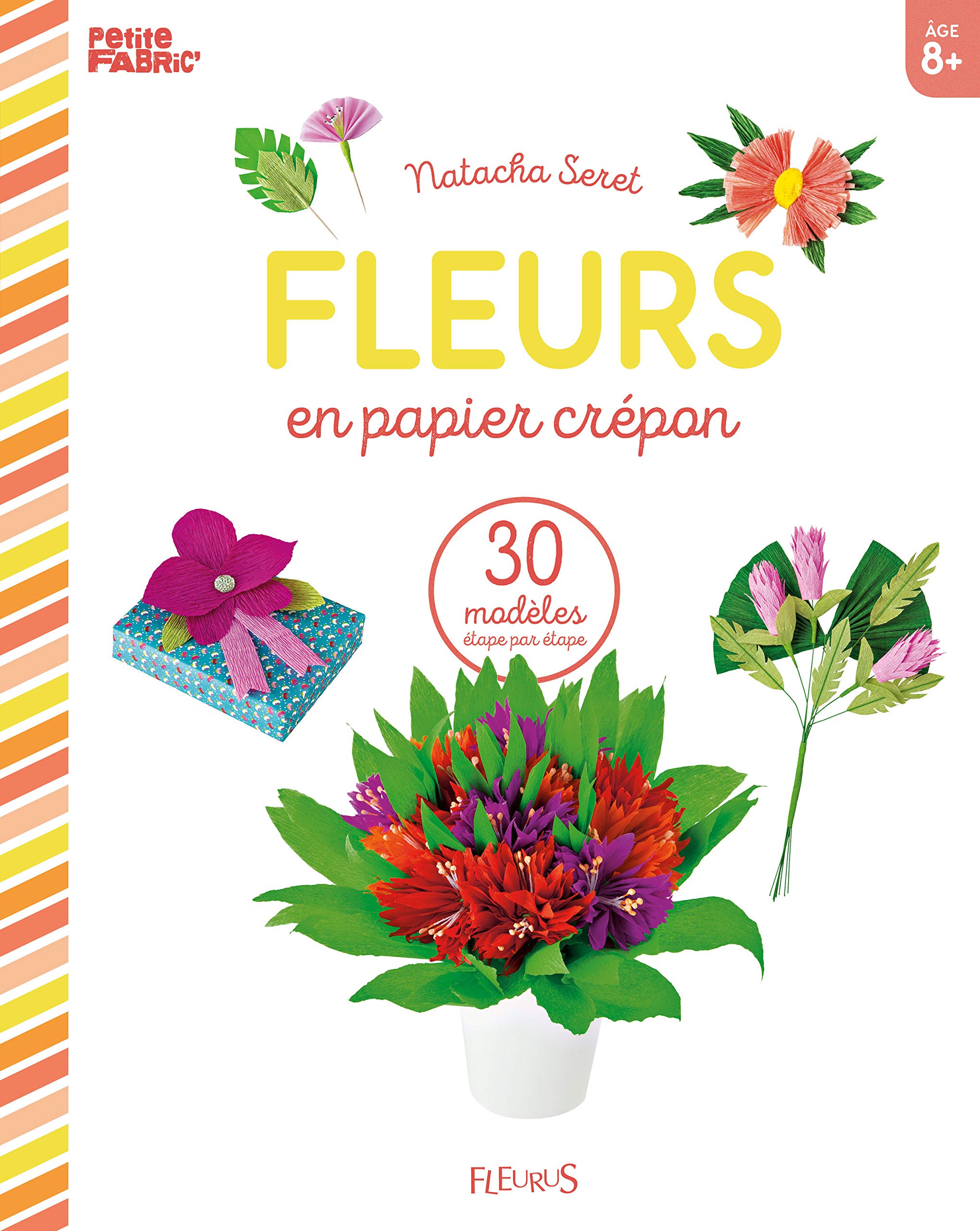 Fleurs en papier crépon book
