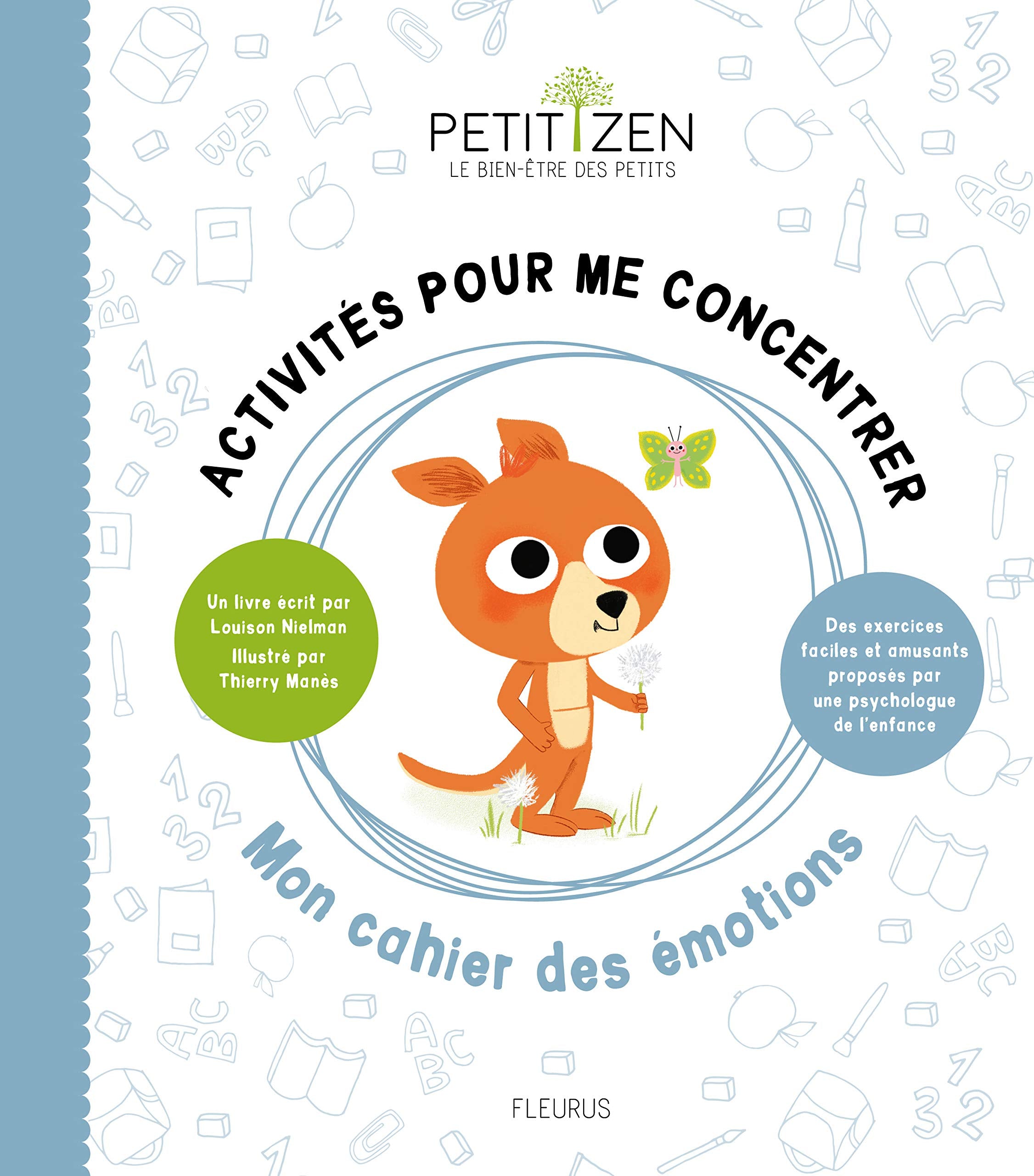 Activités pour me concentrer. Mon cahier des émotions book