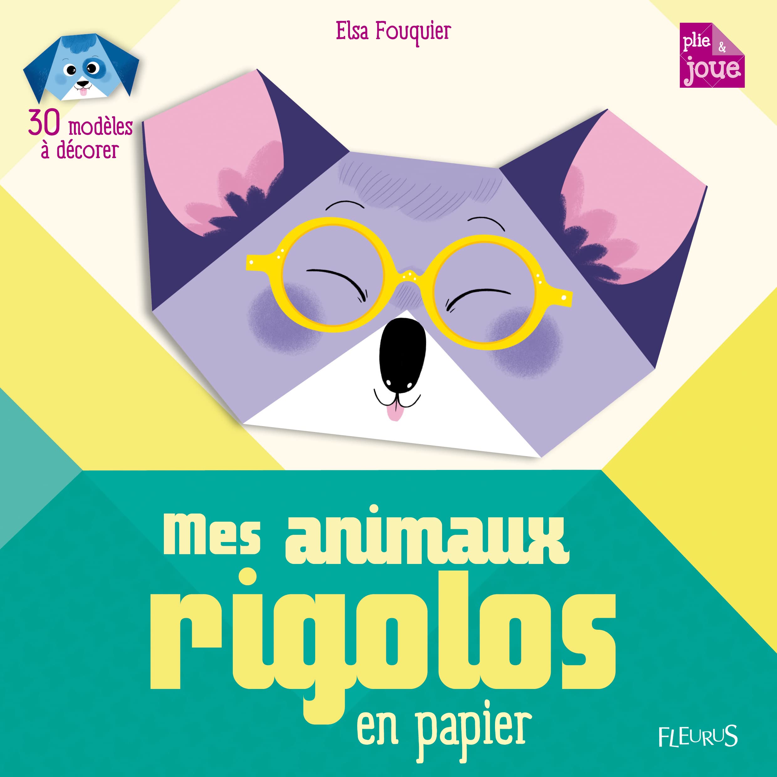Mes animaux rigolos en papier: 30 modèles à décorer Non-fiction