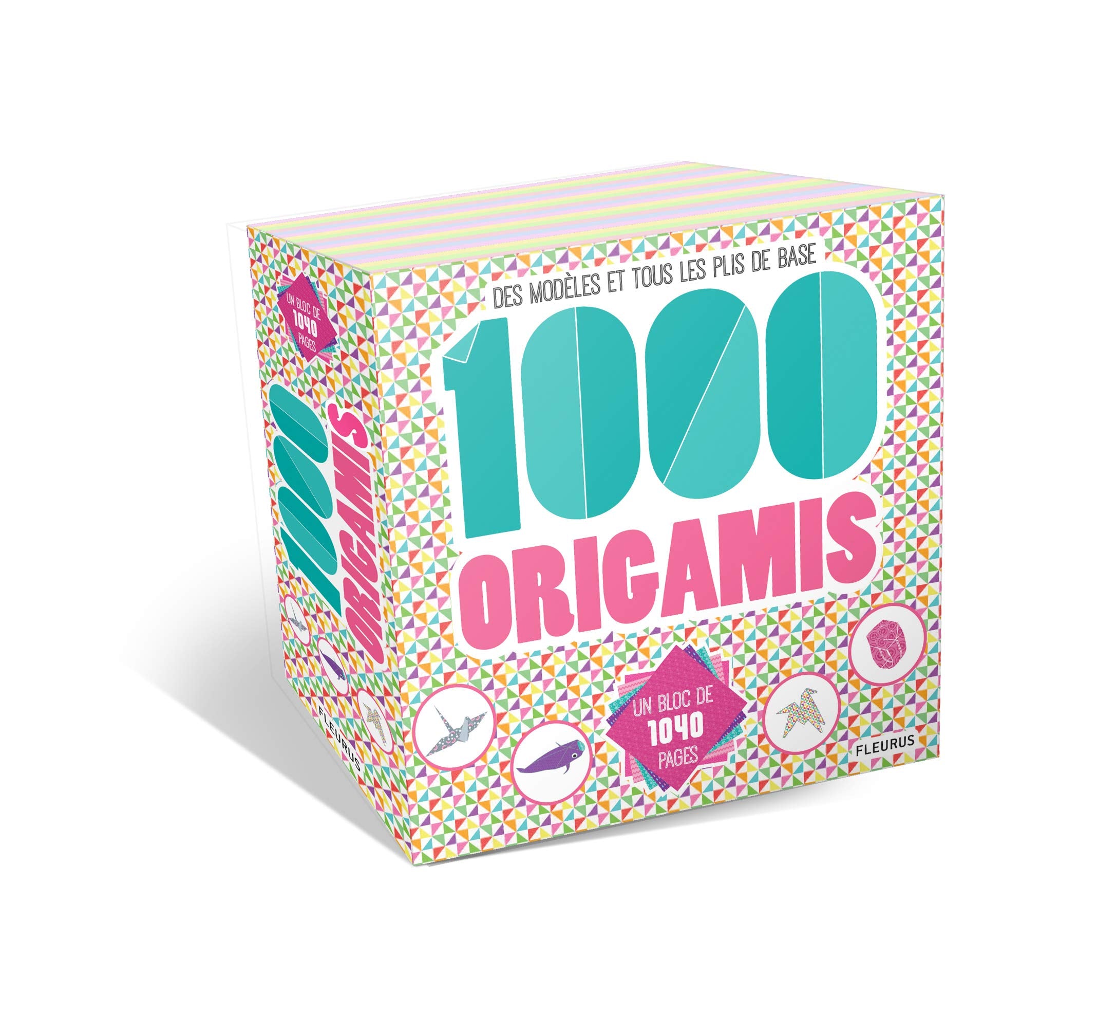 1000 origamis: Des modèles et tous les plis de base - Un bloc de 1040 pages ! Non-fiction