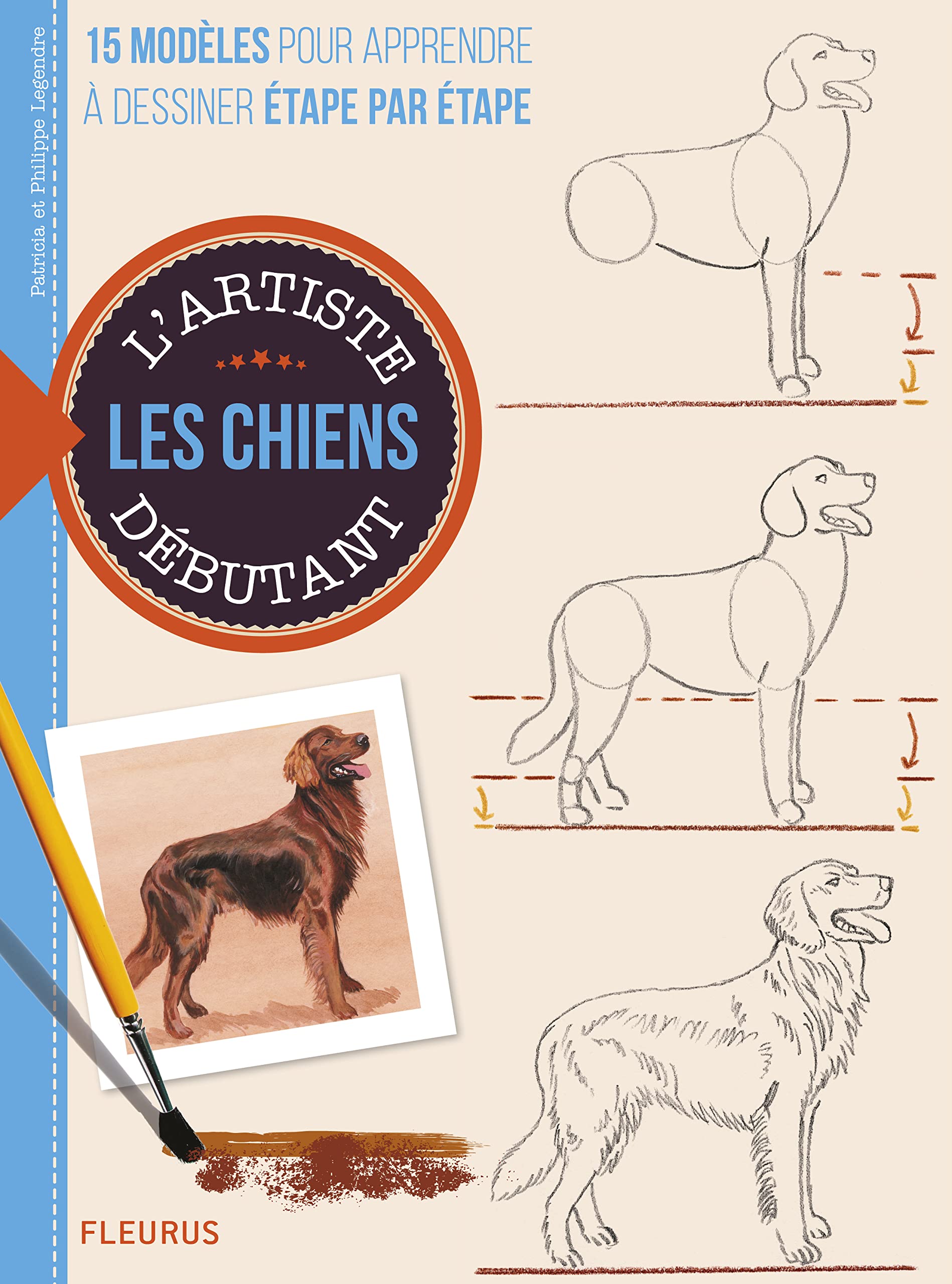 Les chiens: 15 modèles pour apprendre à dessiner étape par étape Hobbies & Crafts
