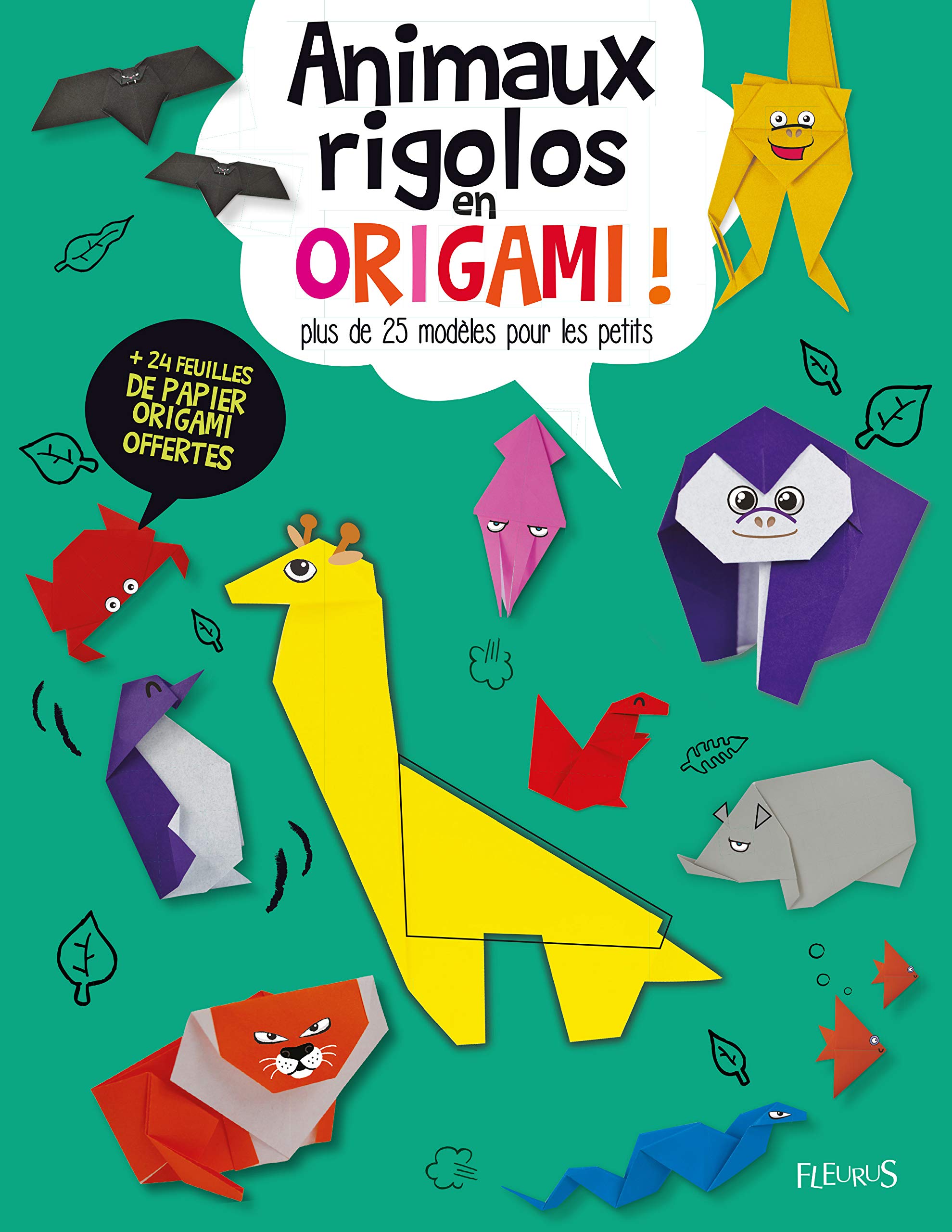 Animaux rigolos en origami: Plus de 25 modèles pour les petits book