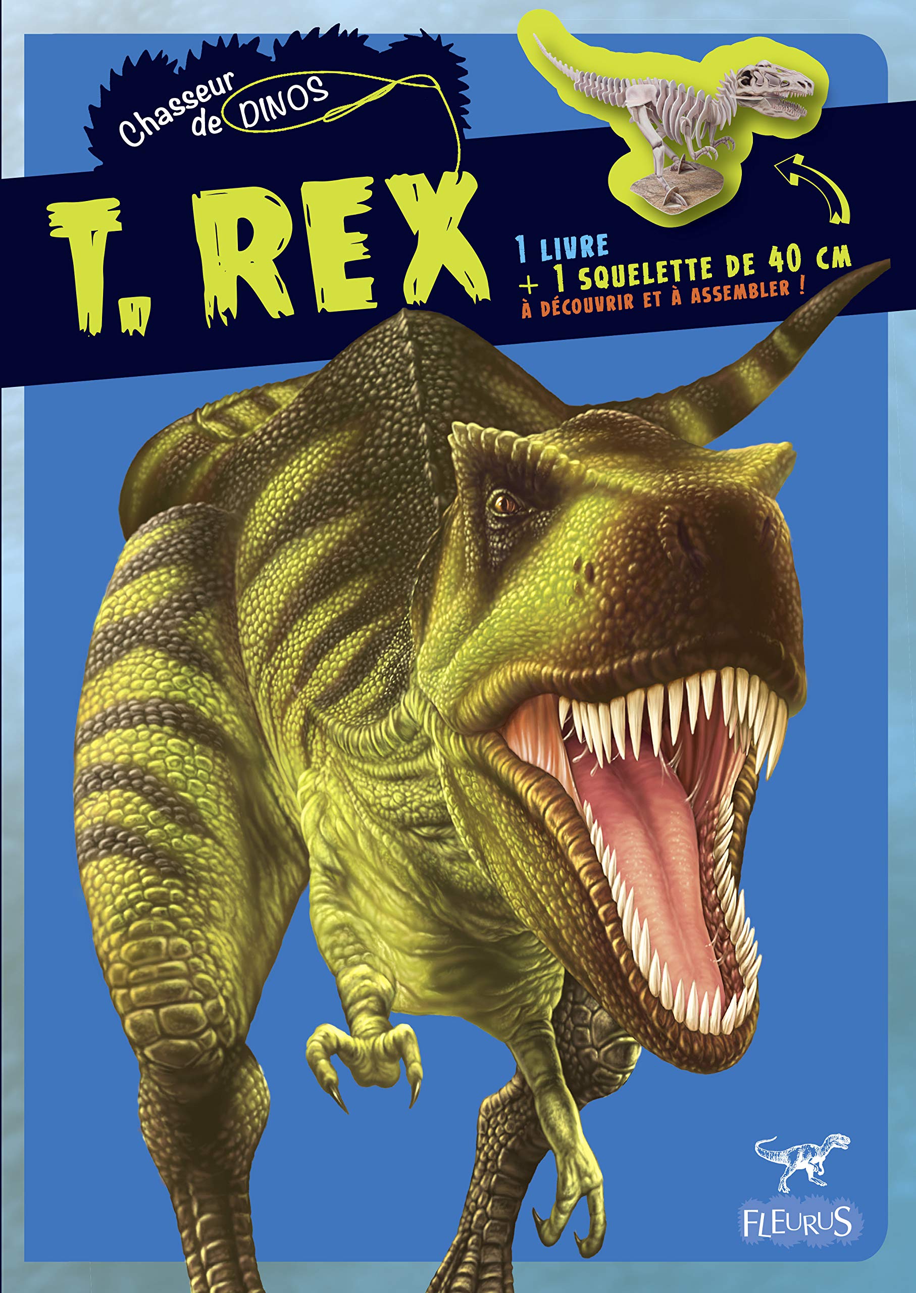 T Rex: 1 livre + 1 squelette de 40 cm à découvrir et à assembler book