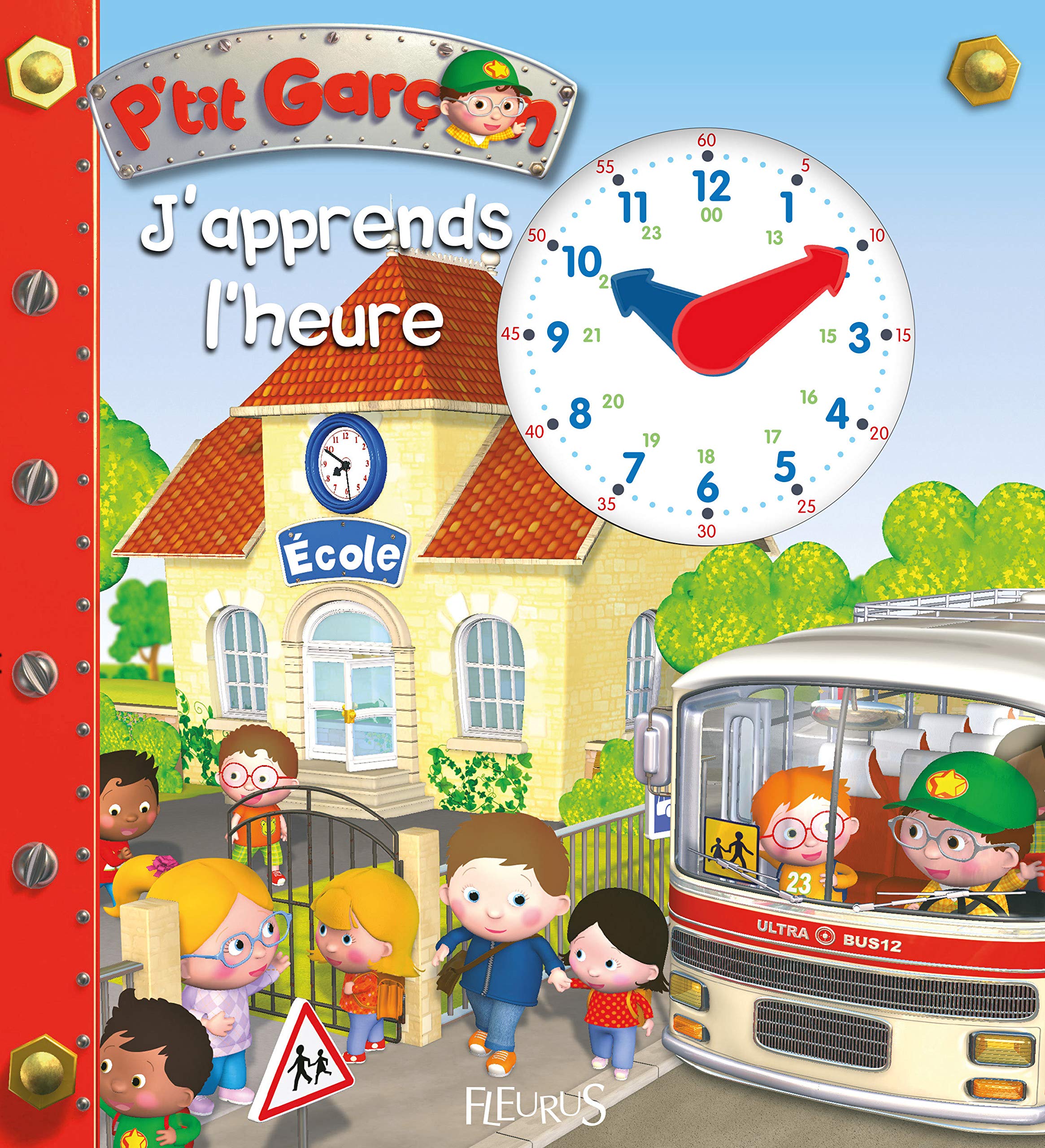 P'tit garçon - J'apprends l'heure book