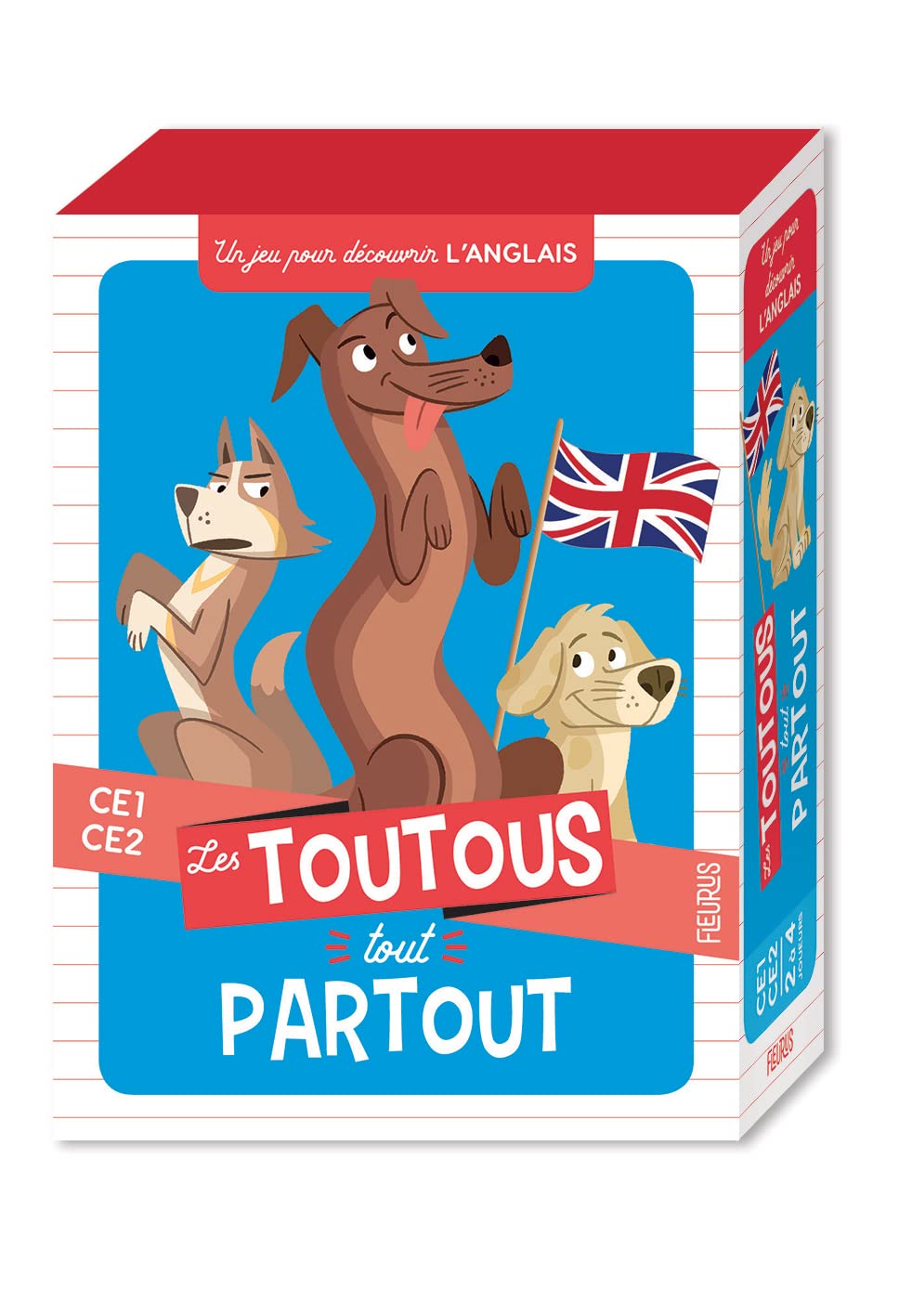 Les toutous tout partout (anglais) book