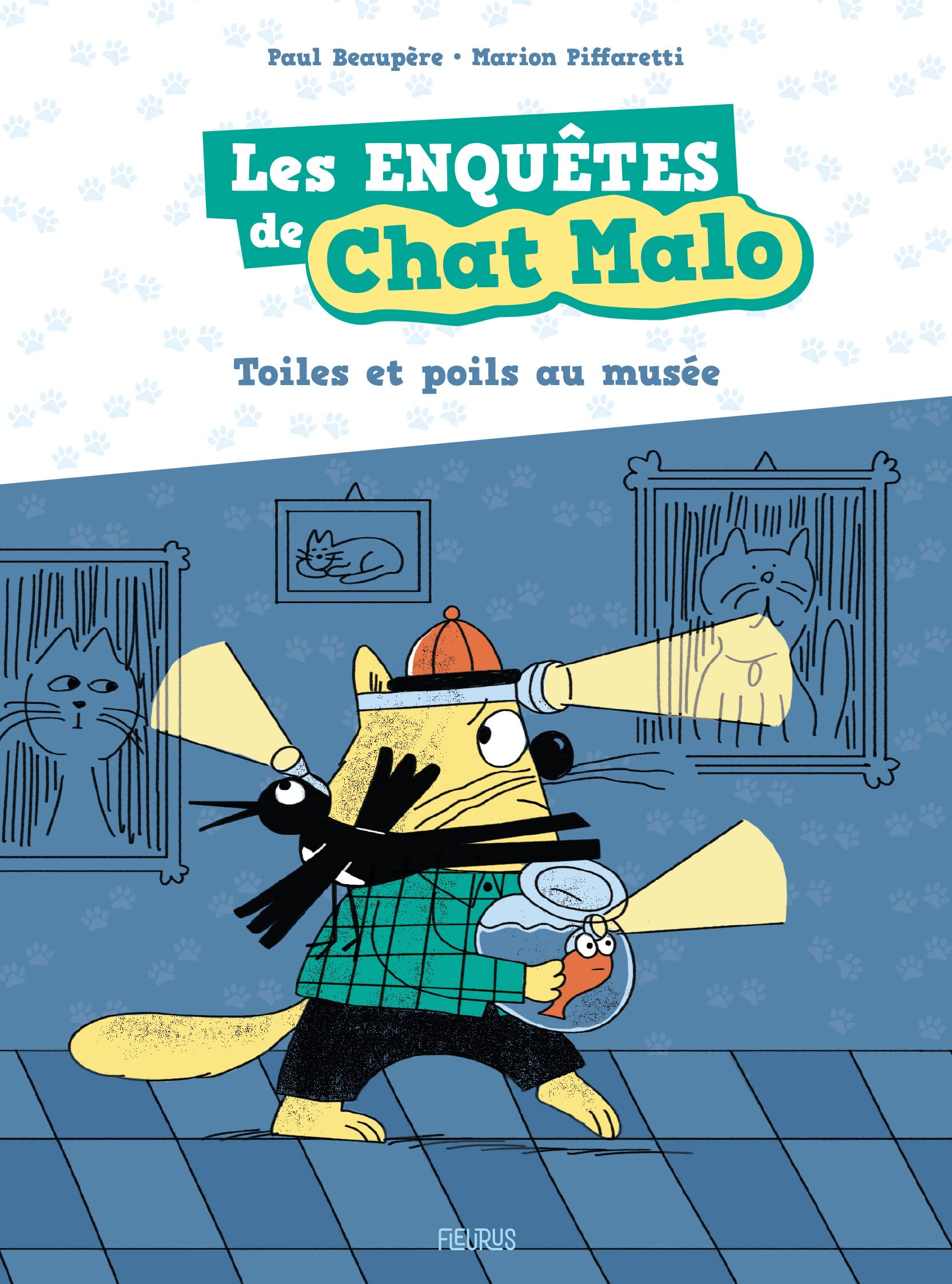 Les enquêtes de Chat Malo - Toiles et poils au musée Children's books