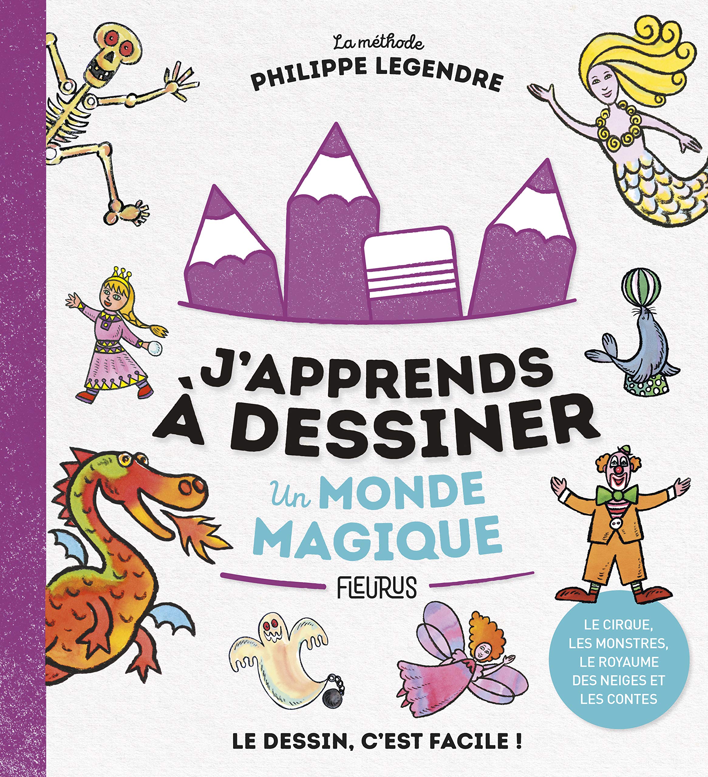 J'apprends à dessiner un monde magique Non-fiction