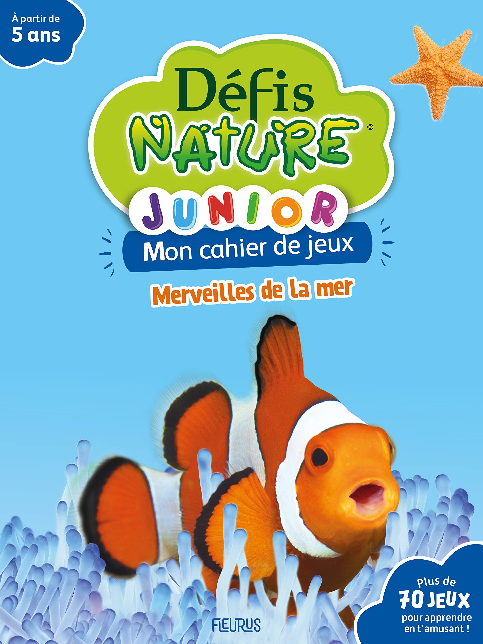 Mon cahier de jeux Merveilles de la mer (5+) Non-fiction