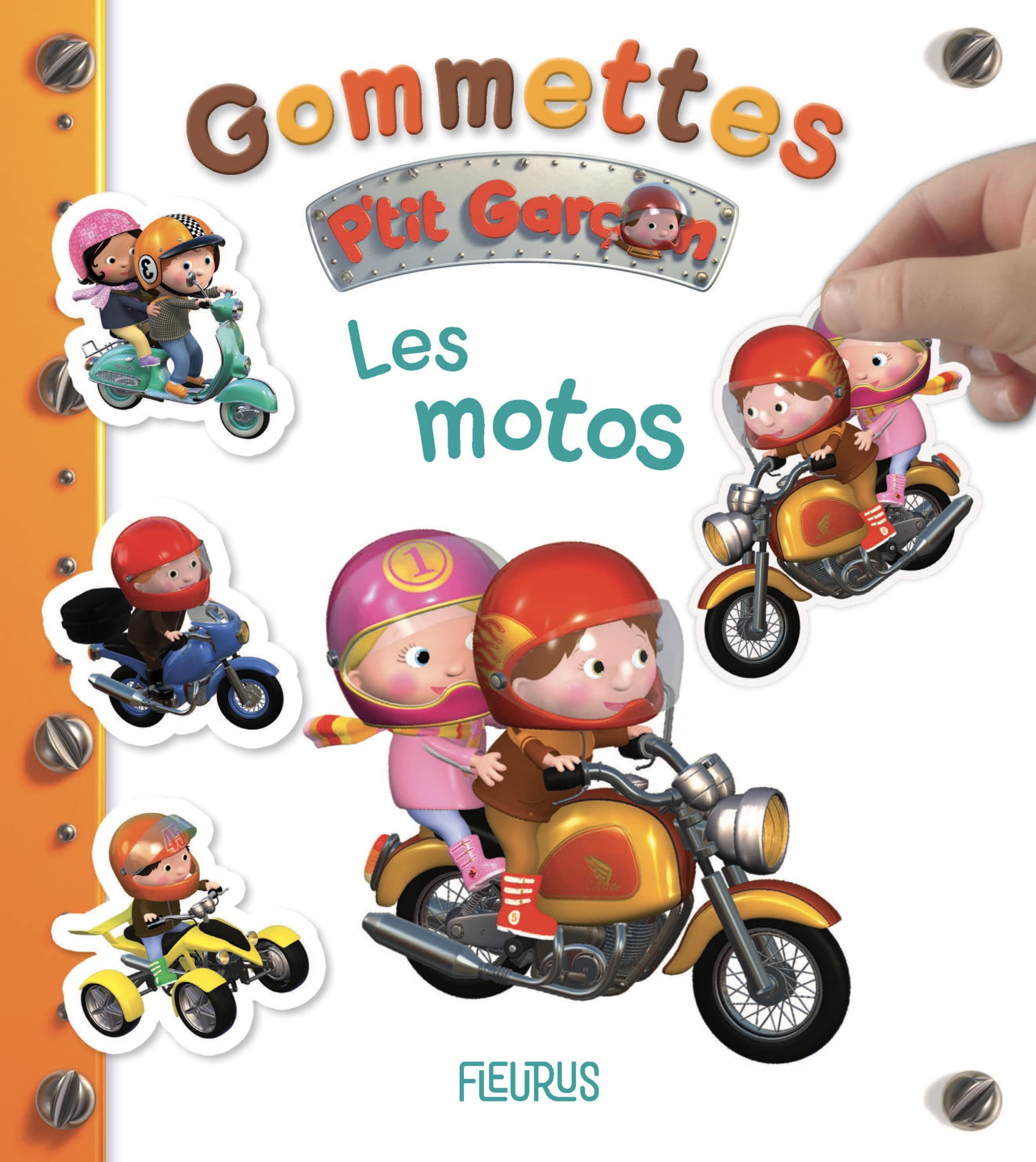 Les motos: Gommettes Tiptoi & Games