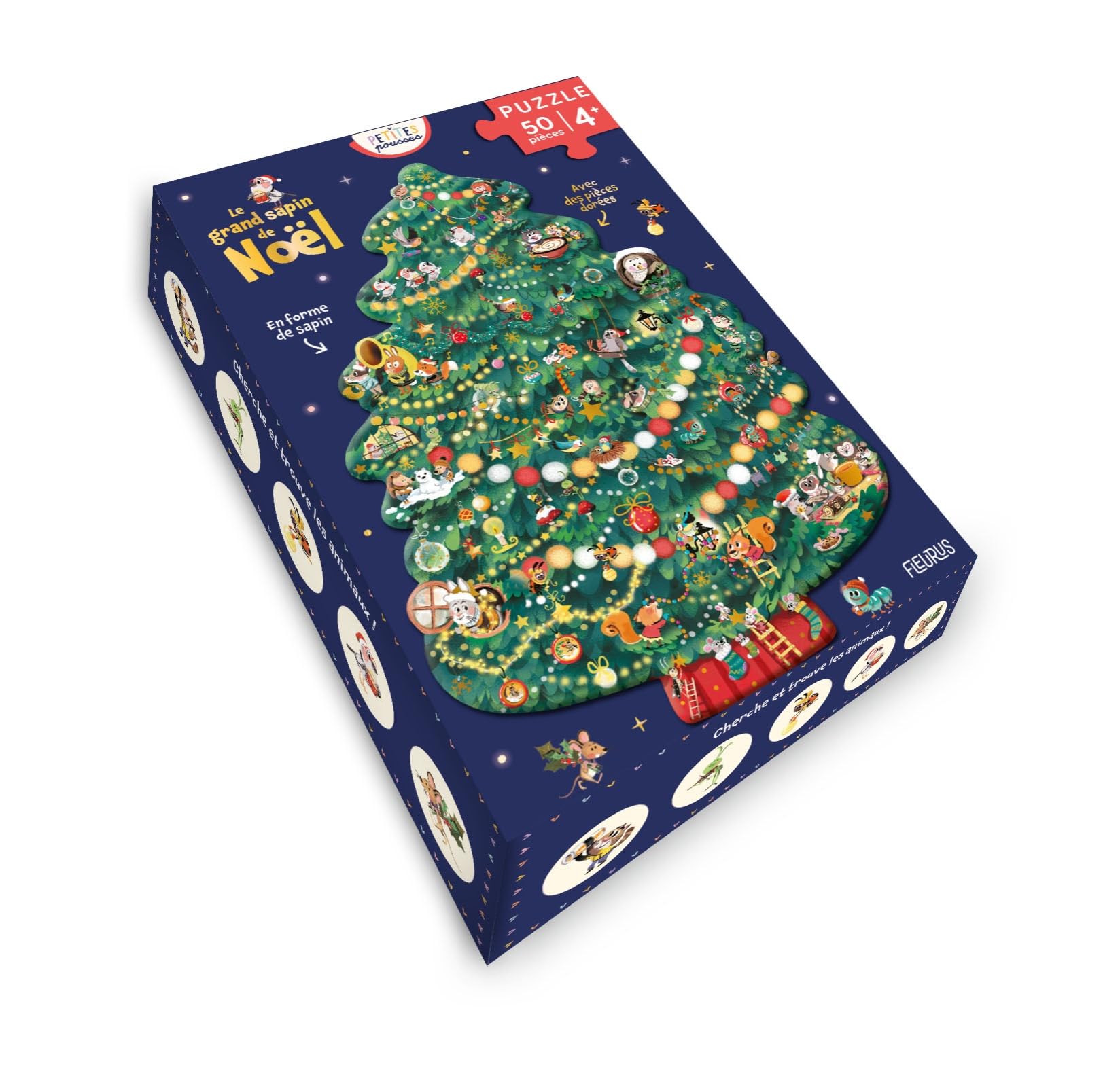 Puzzle - Le grand sapin de Noël (50 pièces) Leisure & Fun