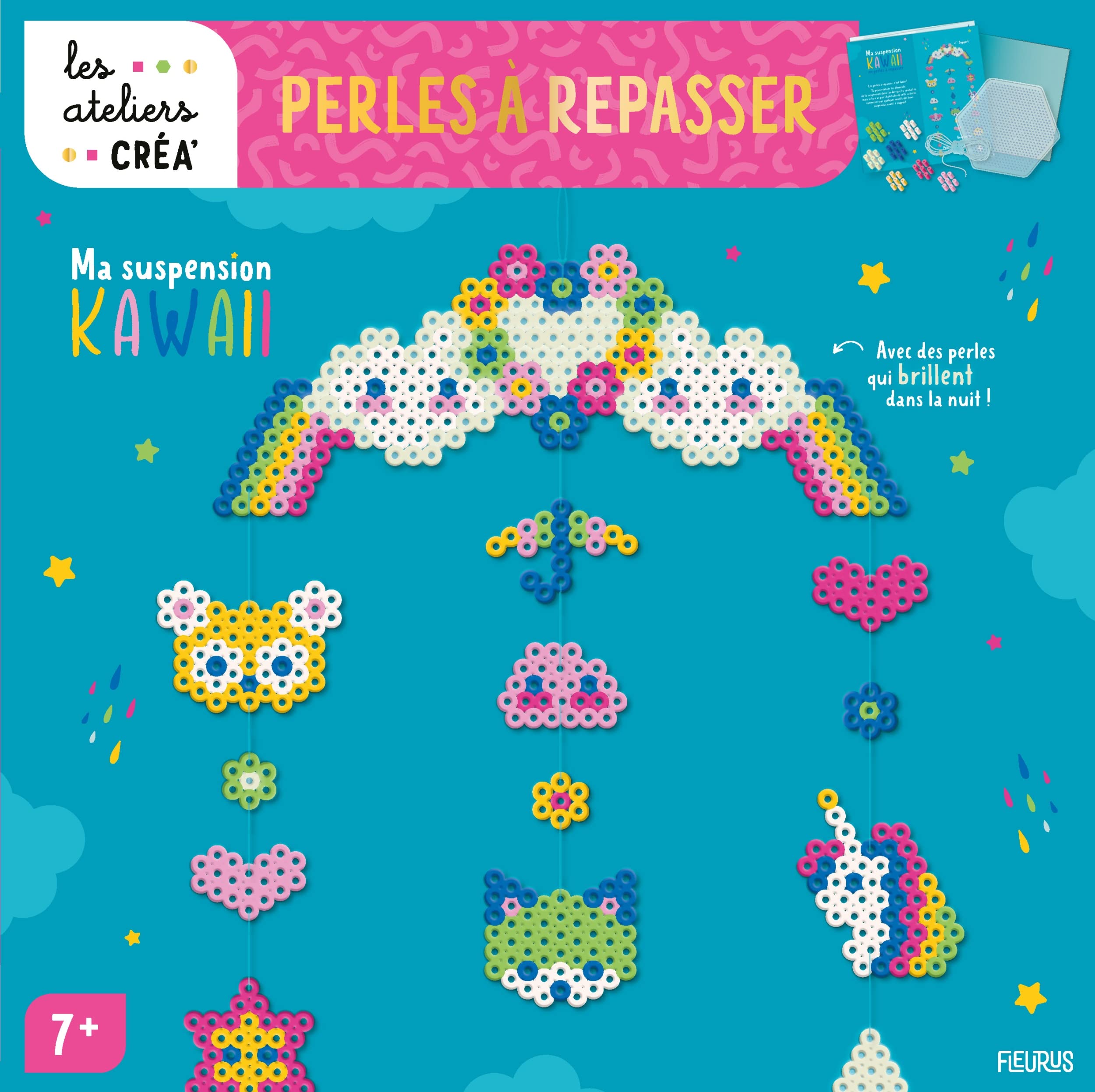 Perles à repasser - Ma suspension kawaii book