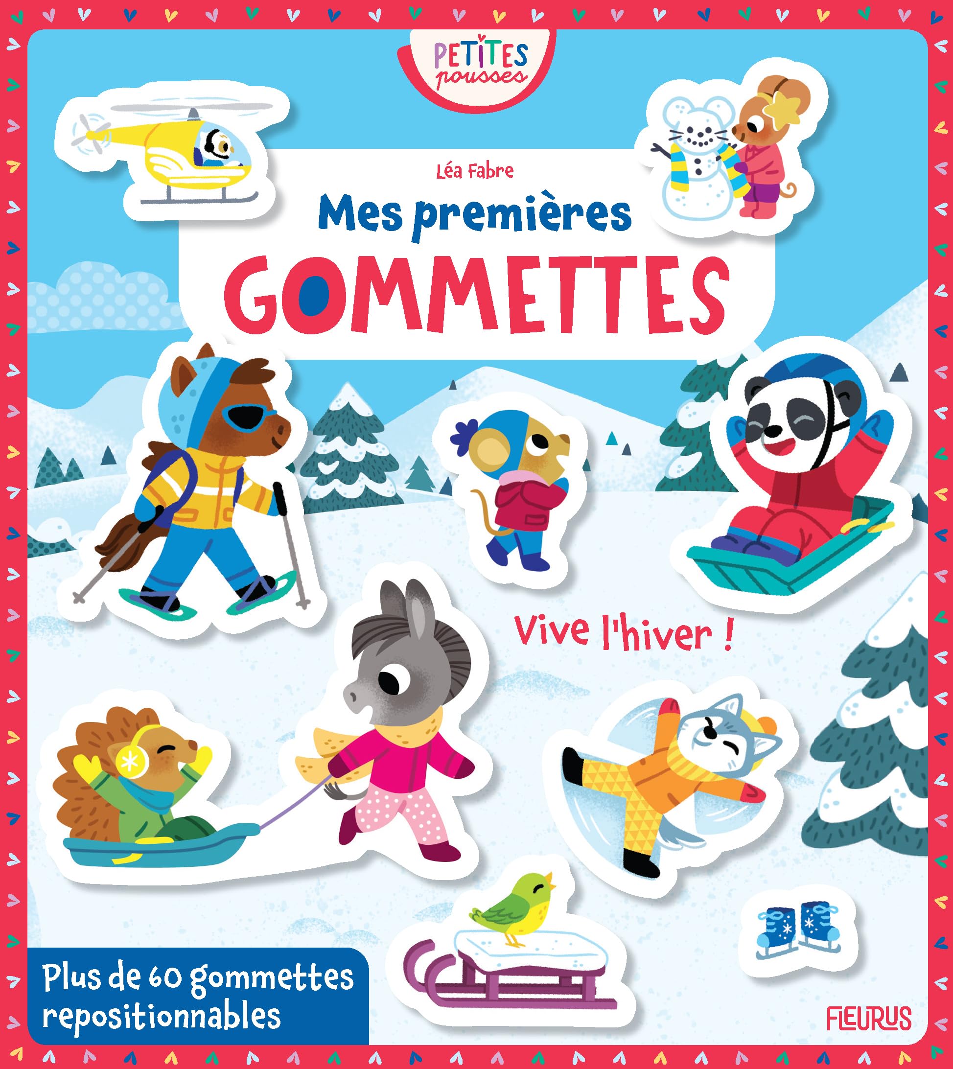 Mes premières gommettes - Vive l'hiver ! book